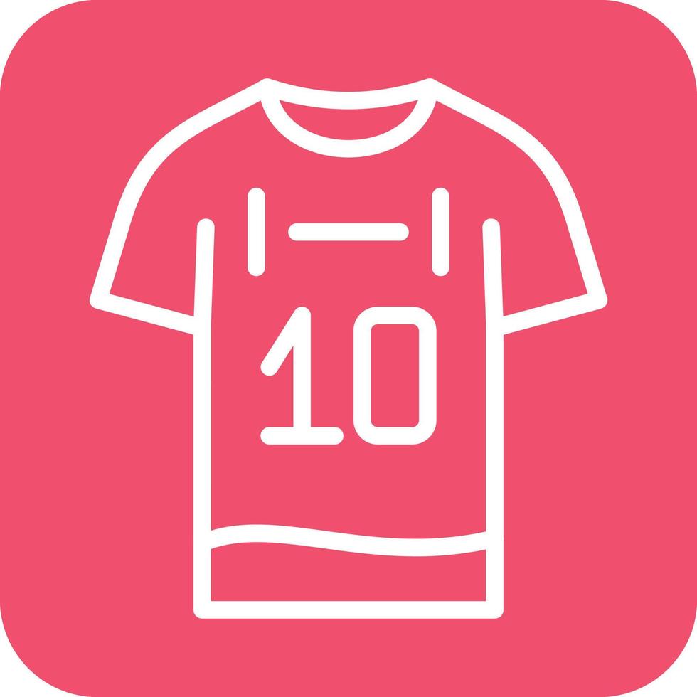 Football Jersey Icon Vector Design