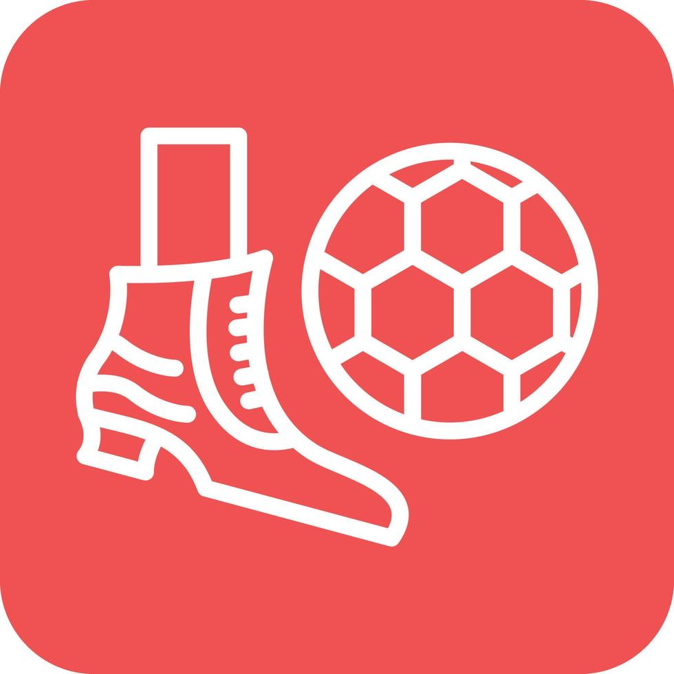 Soccer Free Kick Icon Vector Design