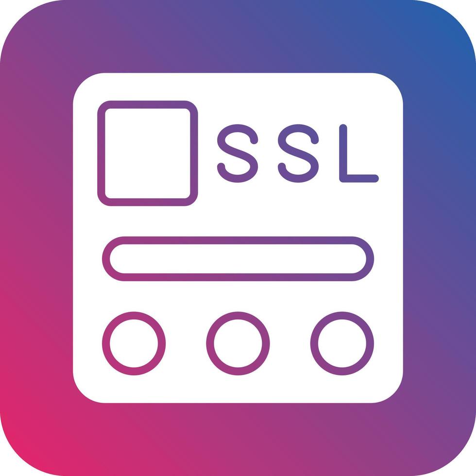 SSL File Icon Vector Design