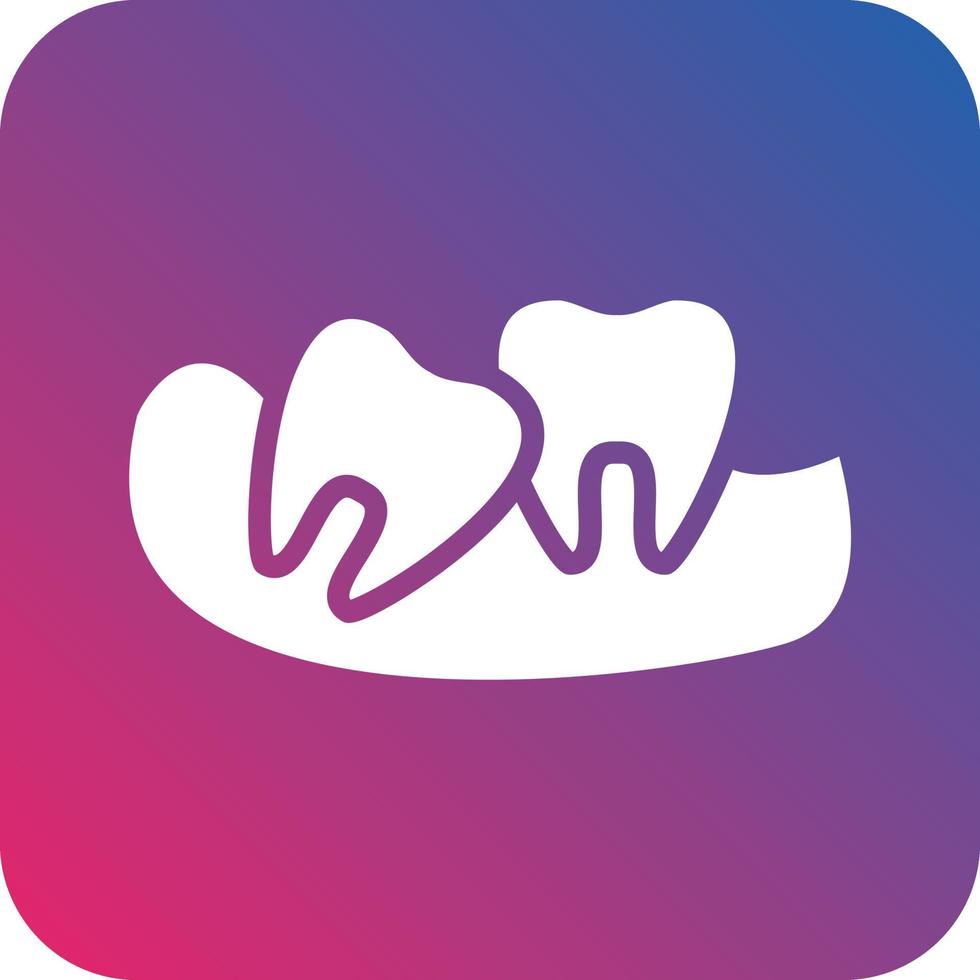Wisdom Tooth Icon Vector Design