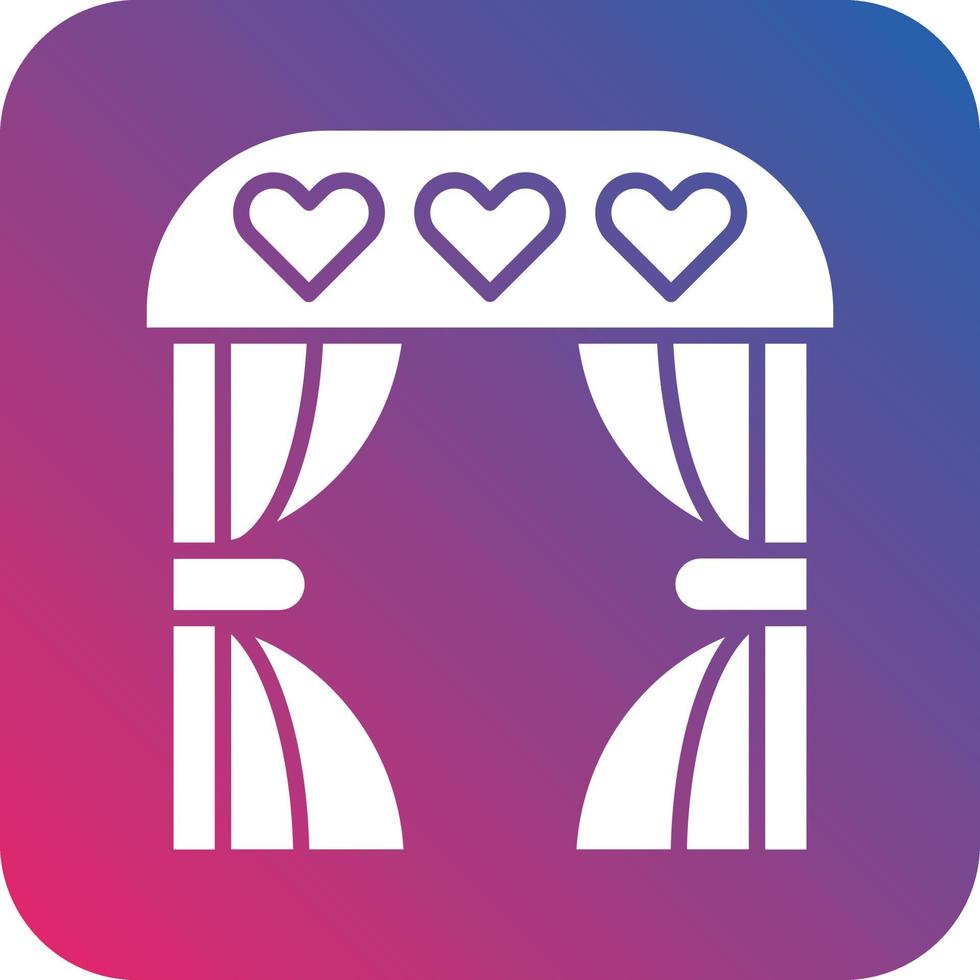 Wedding Arch Icon Vector Design