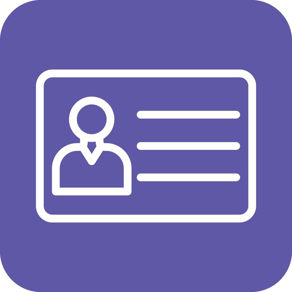 Business Card Icon Vector Design