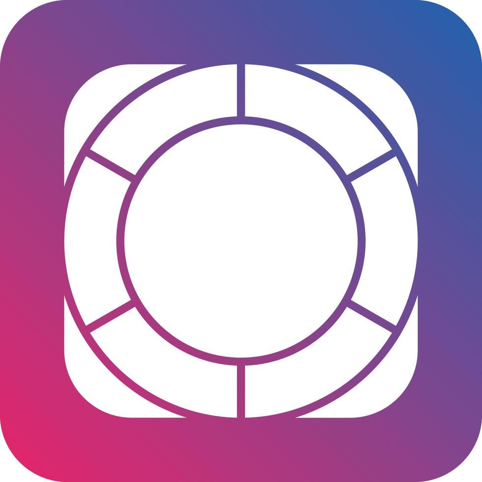 Life Raft Icon Vector Design