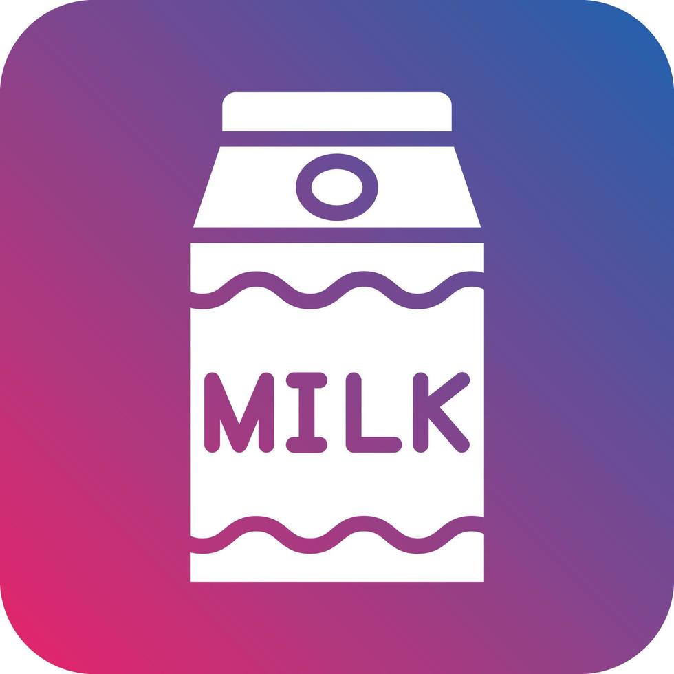Milk Carton Icon Vector Design