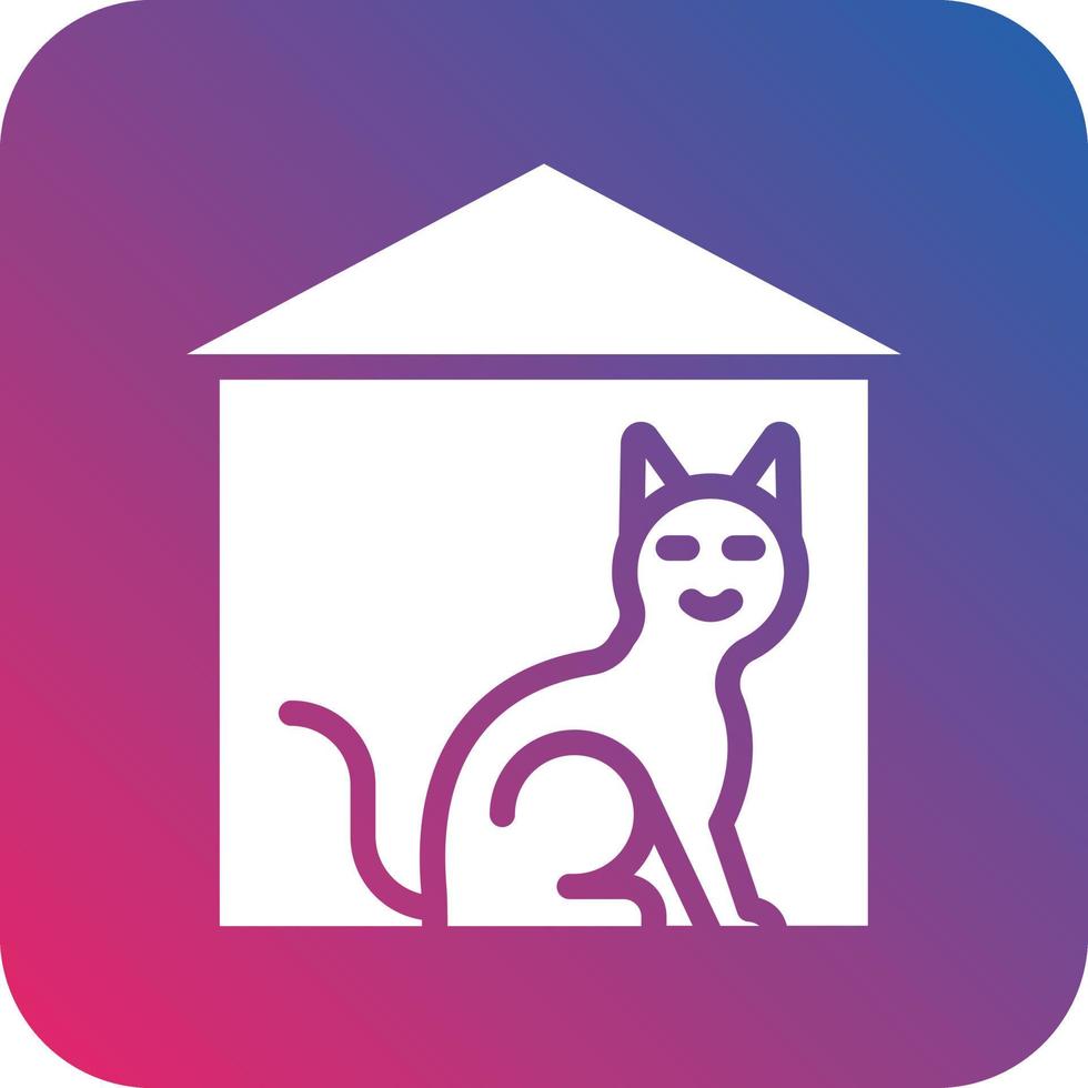 mascota casa icono vector diseño