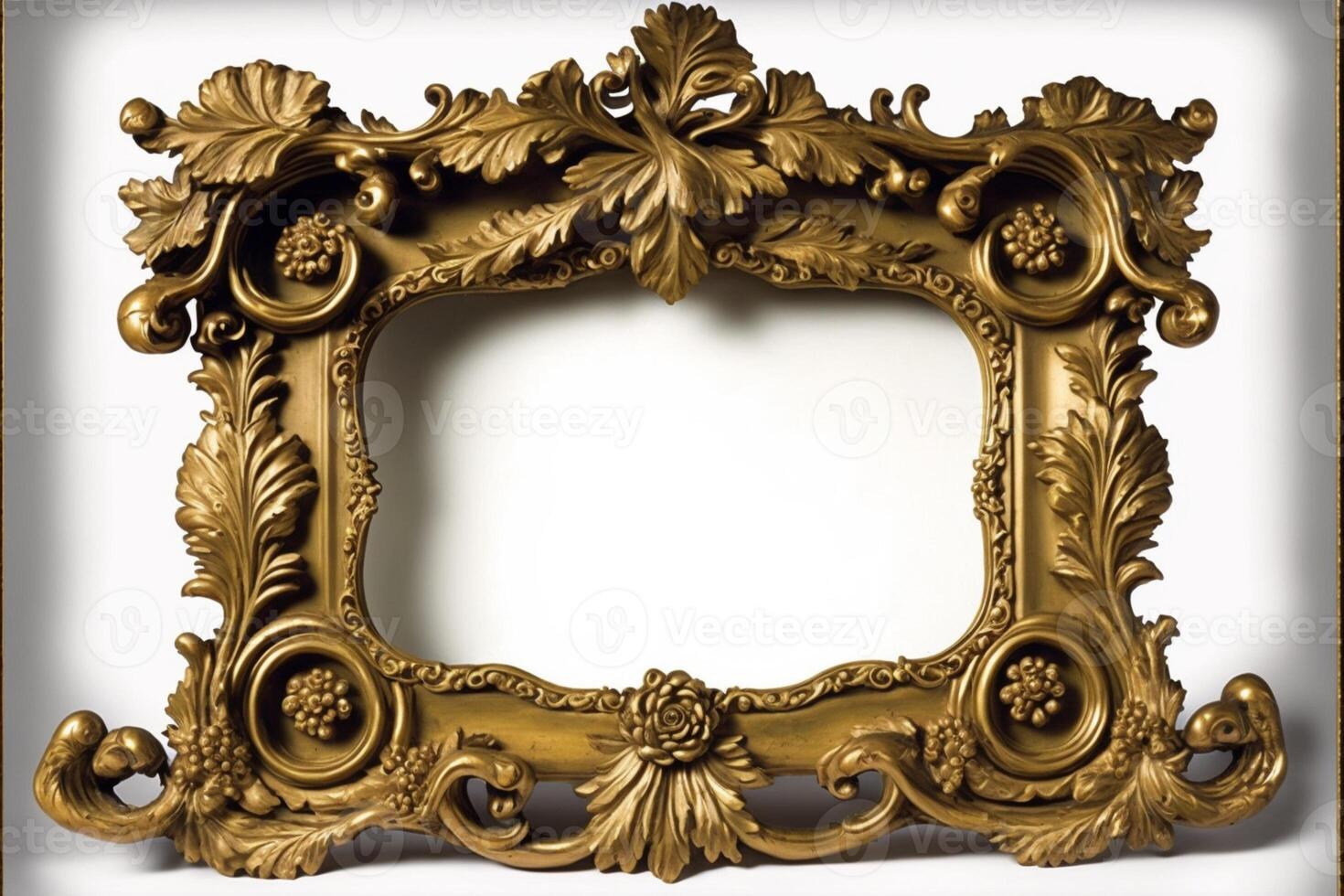 old masters floral frame. photo