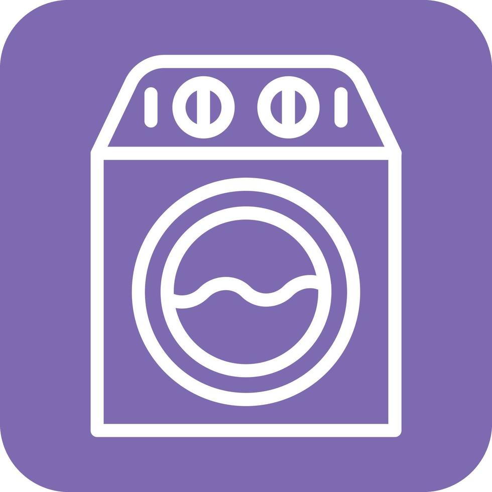 Washing Machine Icon Vector Design