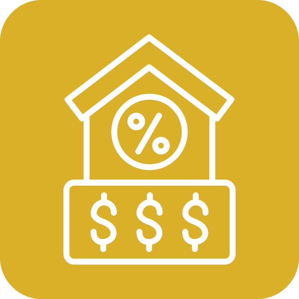 House Loan Icon Vector Design