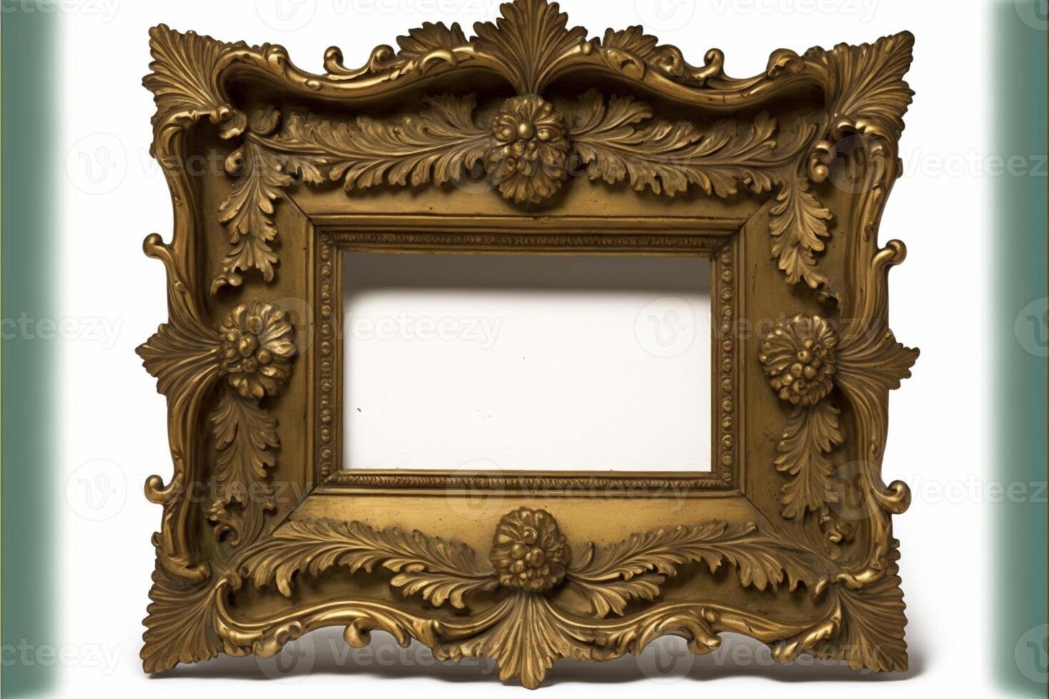 old masters floral frame. photo