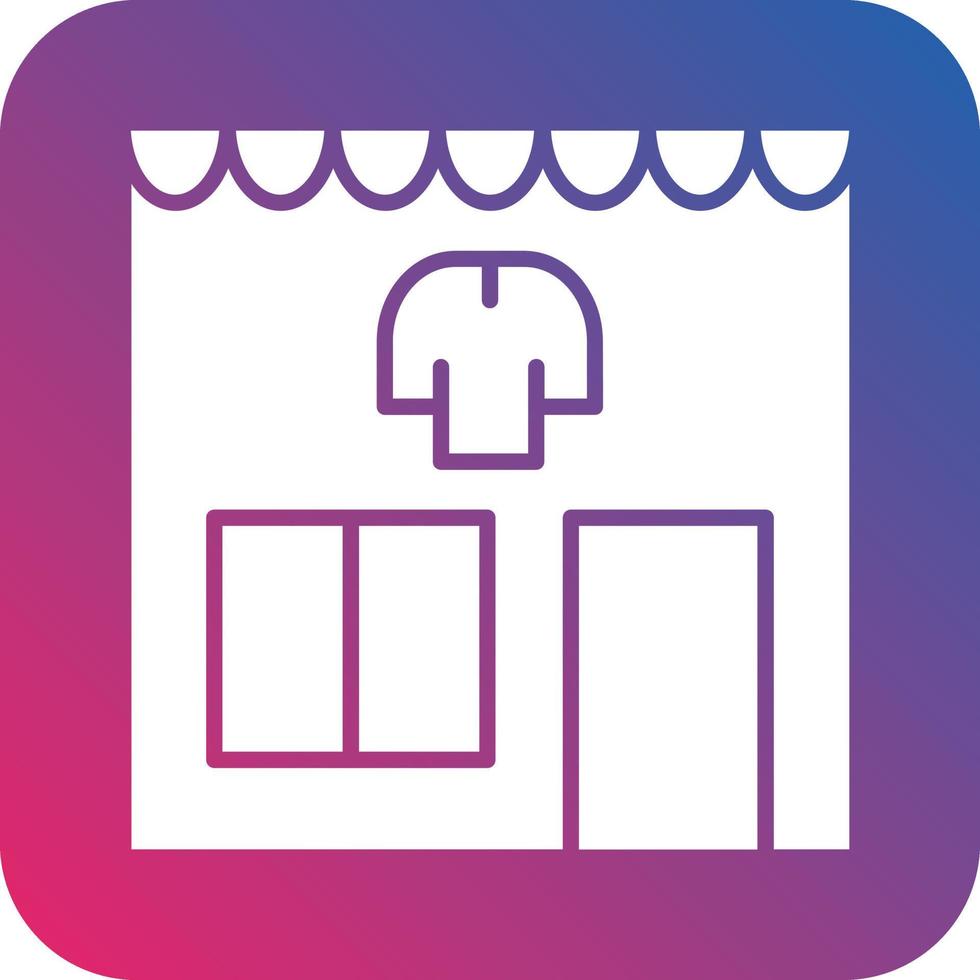 Clothing Store Icon Vector Design