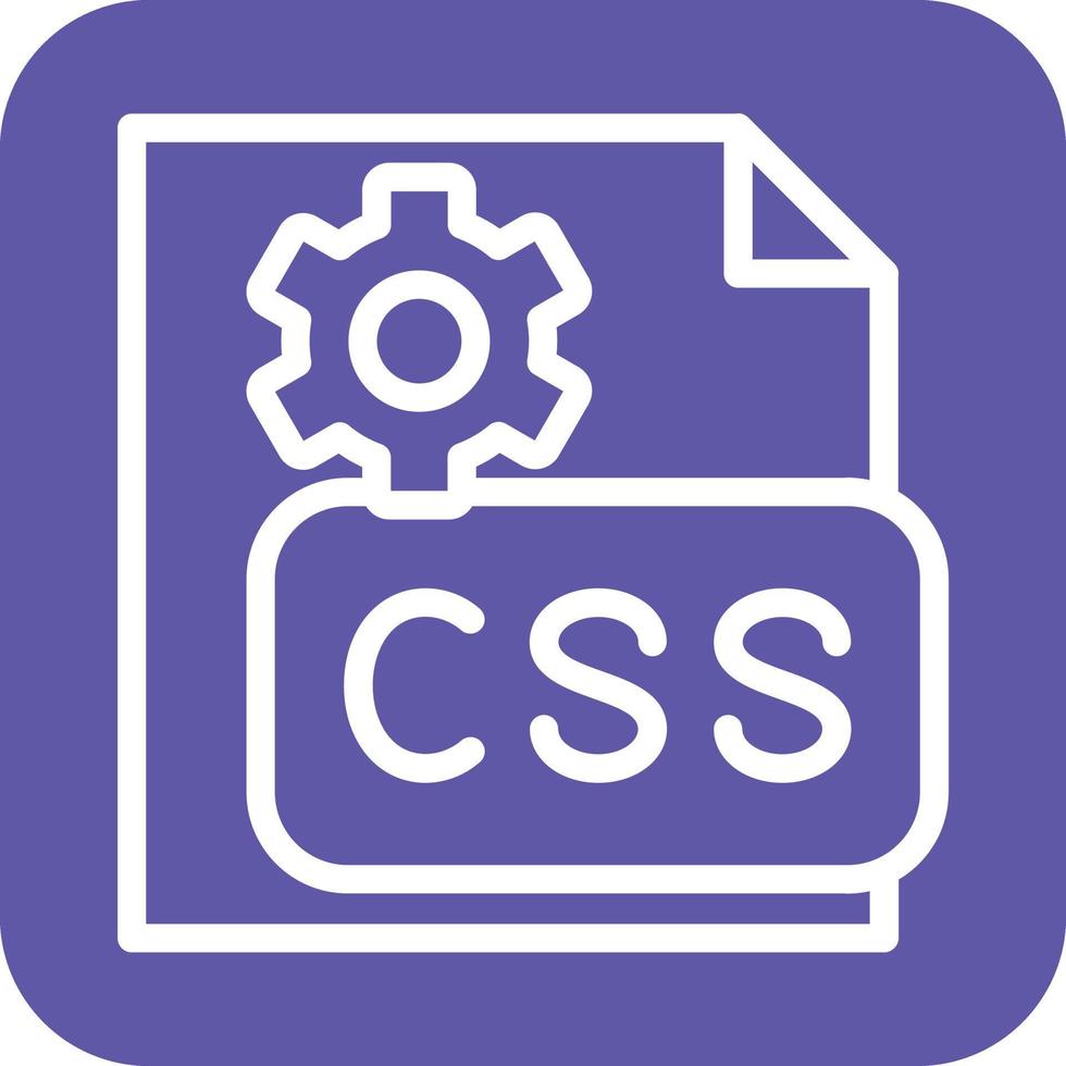 CSS Code Icon Vector Design
