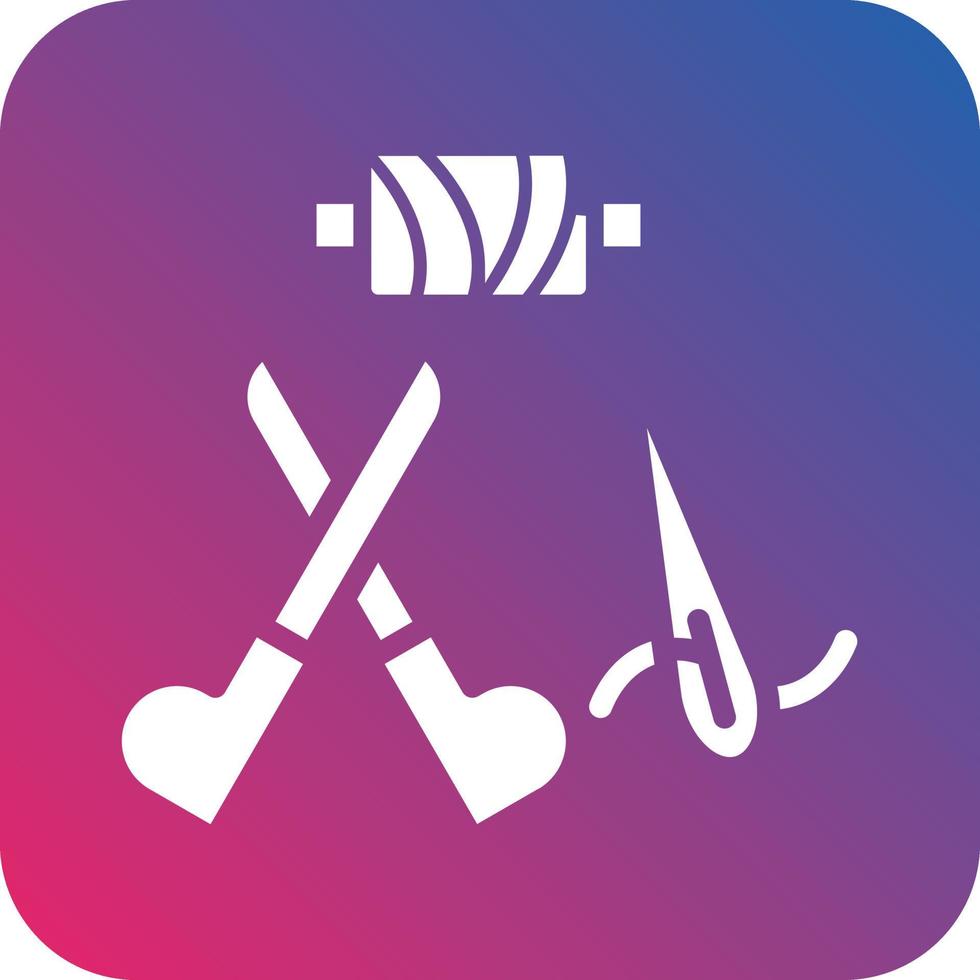Sewing Tool Icon Vector Design