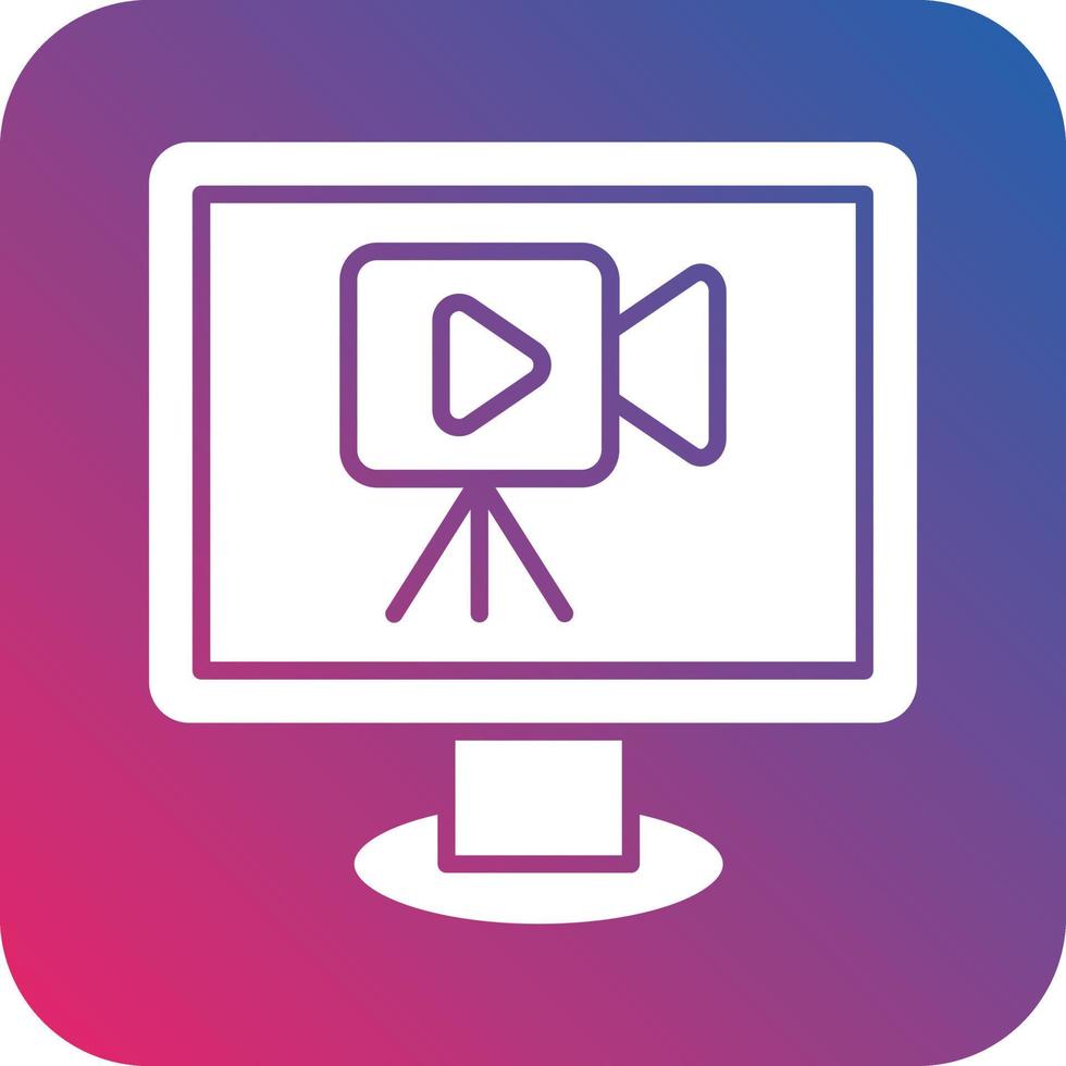 Streaming Icon Vector Design