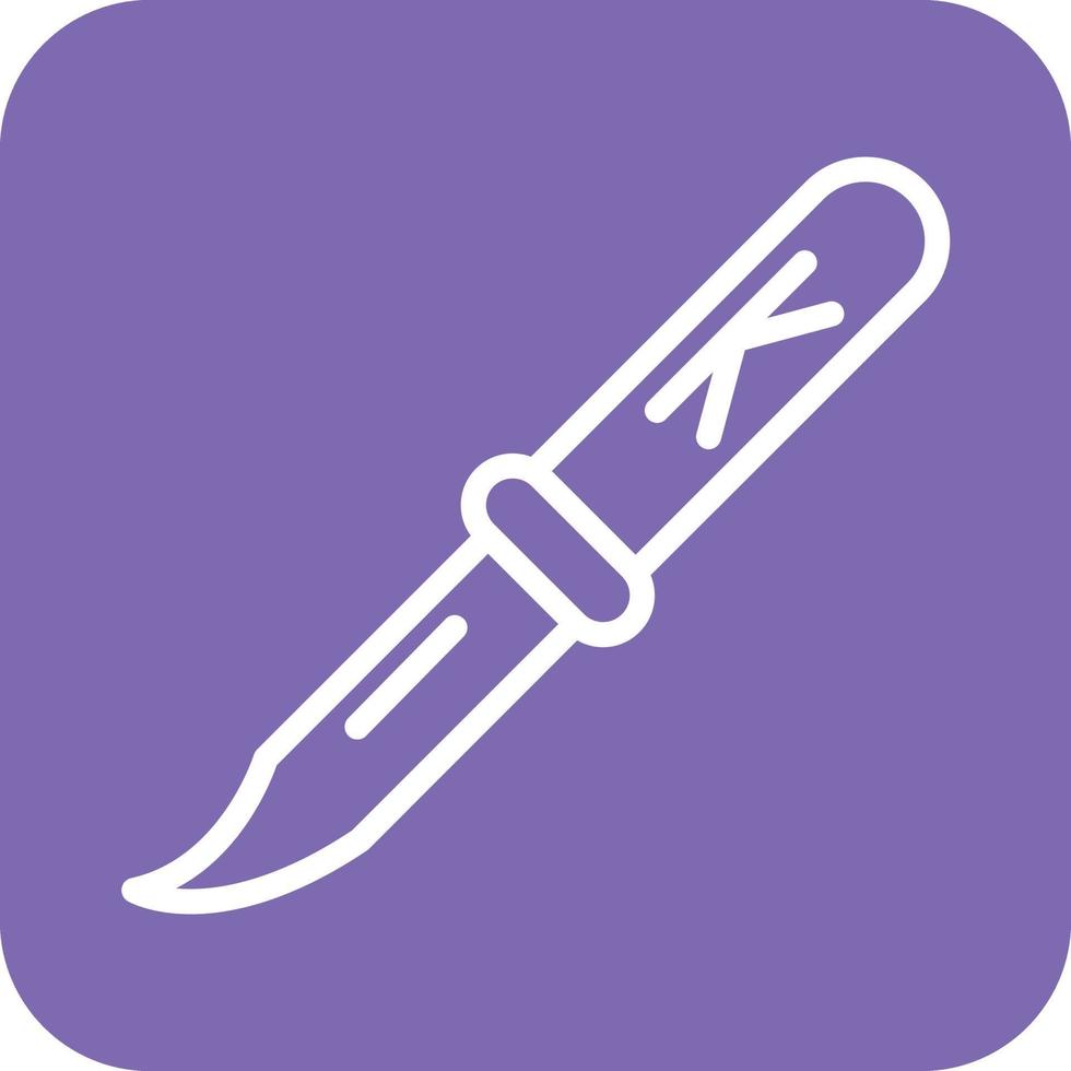 cuchillo icono vector diseño