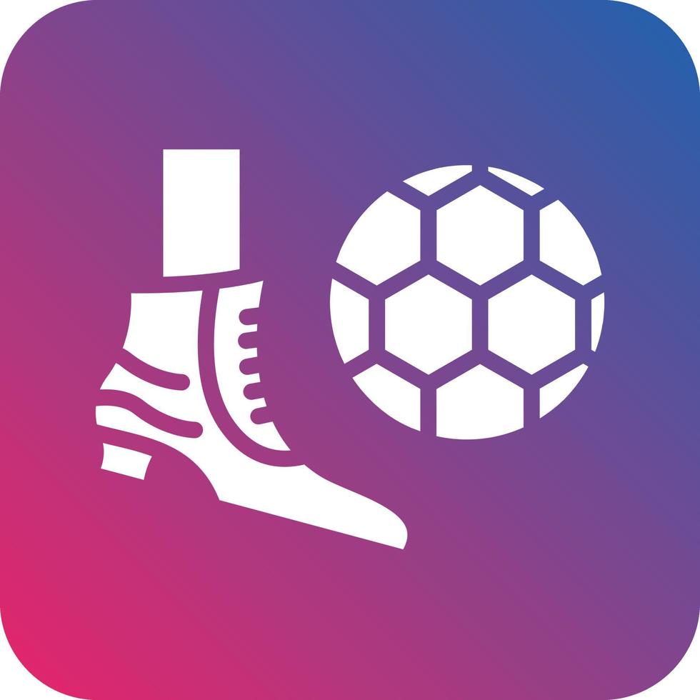 Soccer Free Kick Icon Vector Design