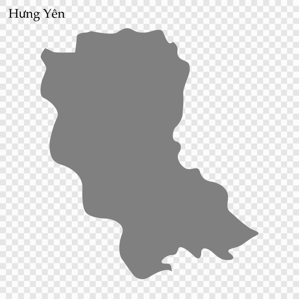 mapa de provincia de Vietnam vector