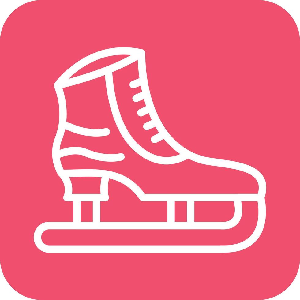 Ice Skate Icon Vector Design