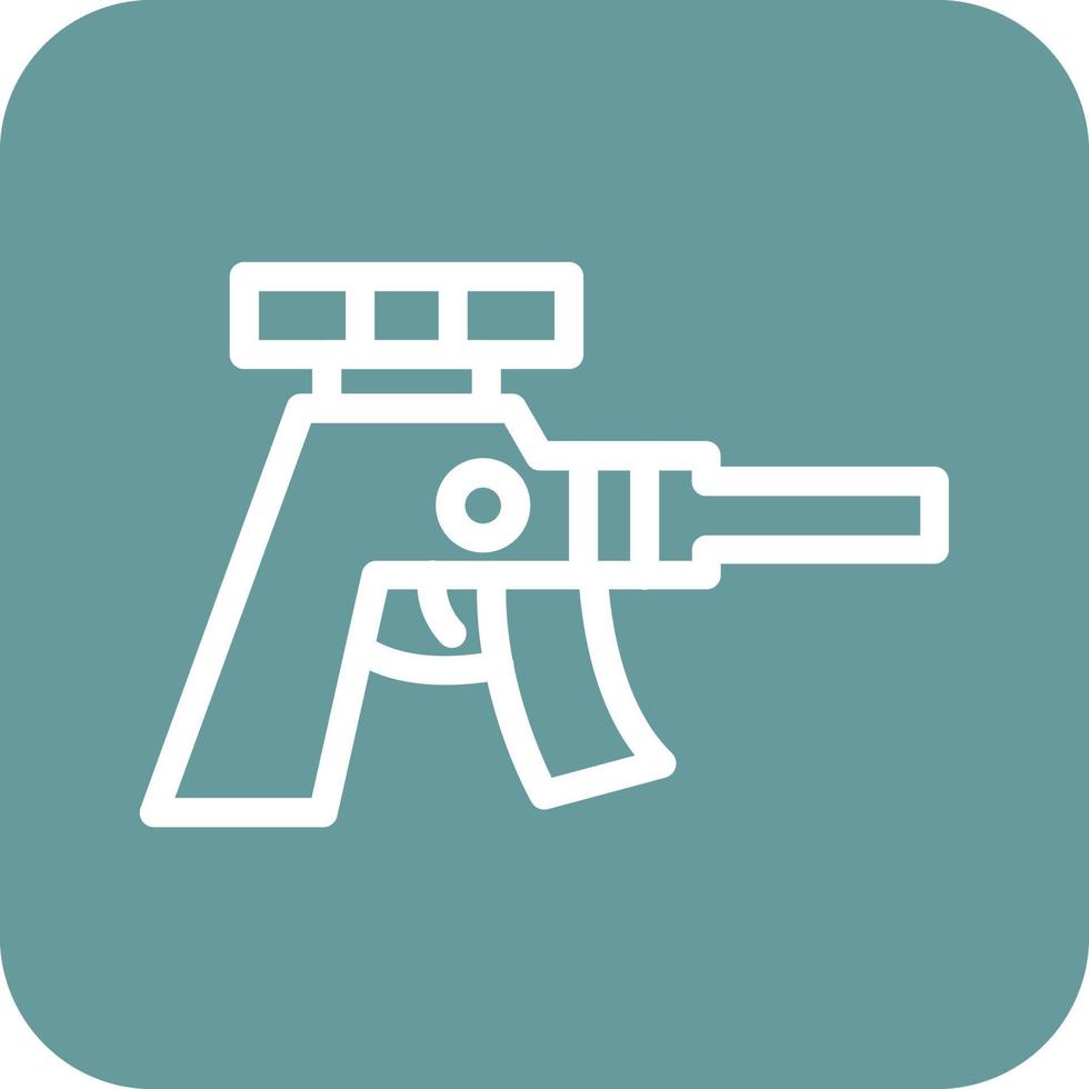 Sniper Rifle Icon Vector Design