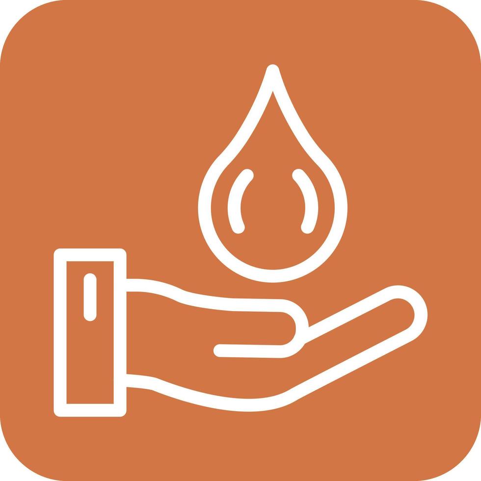 Save Water Icon Vector Design