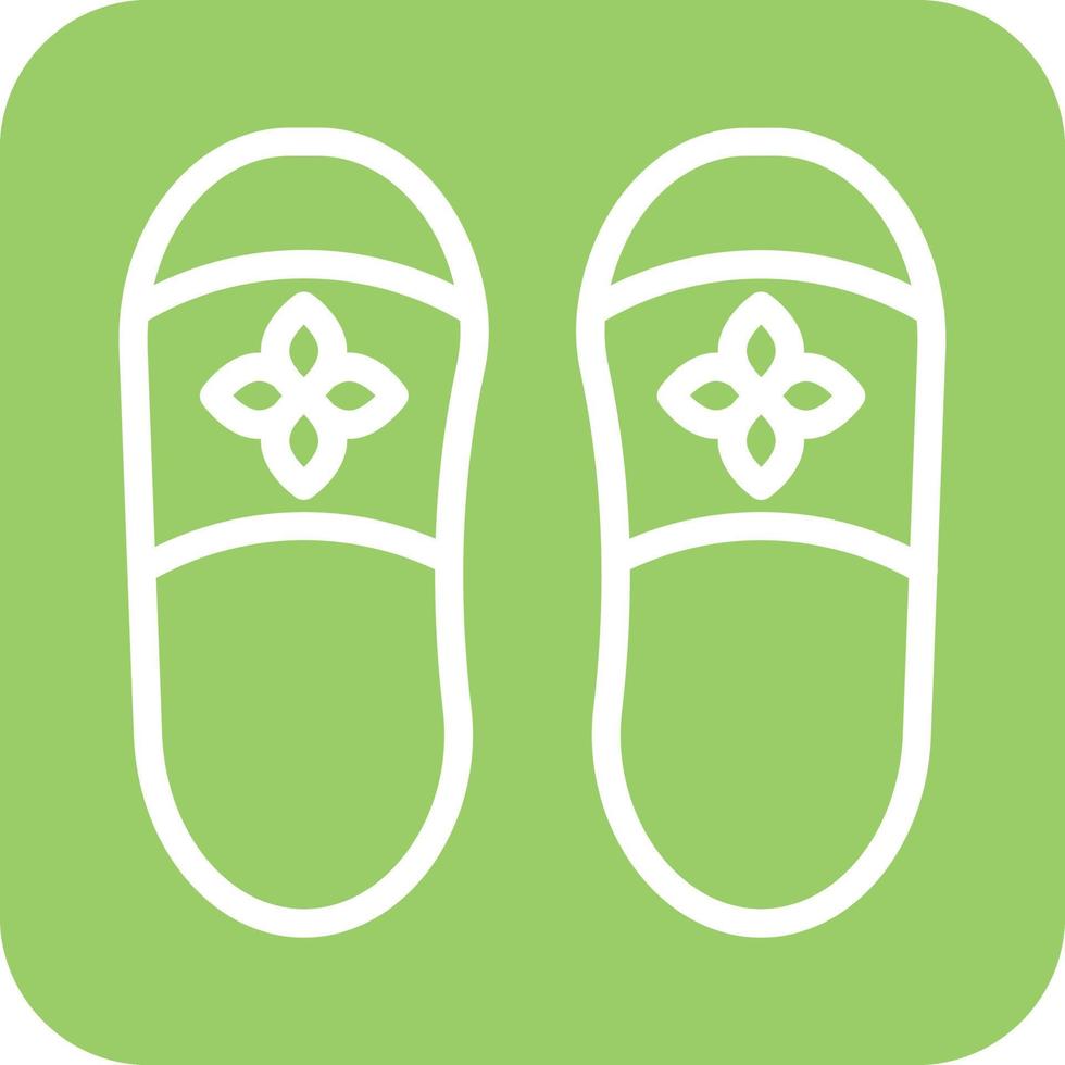 Slippers Icon Vector Design
