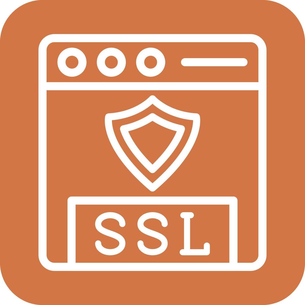 ssl icono vector diseño