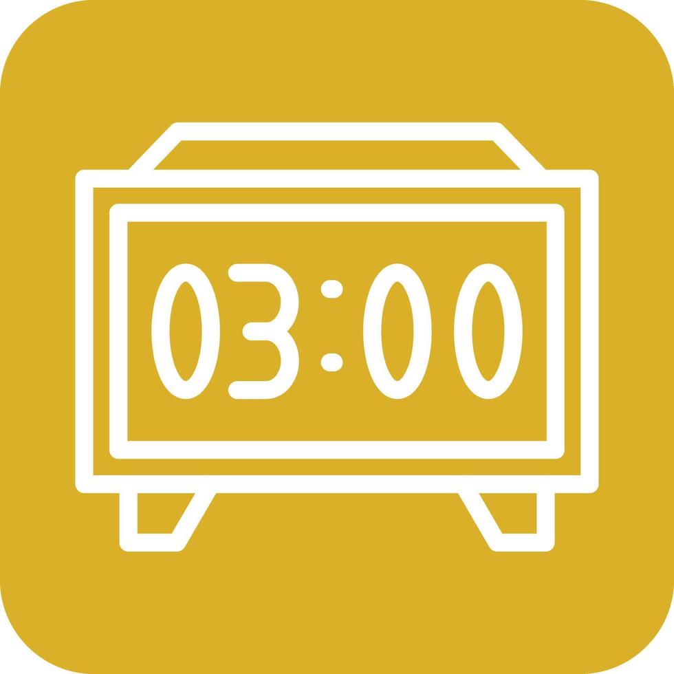 Digital Clock Icon Vector Design