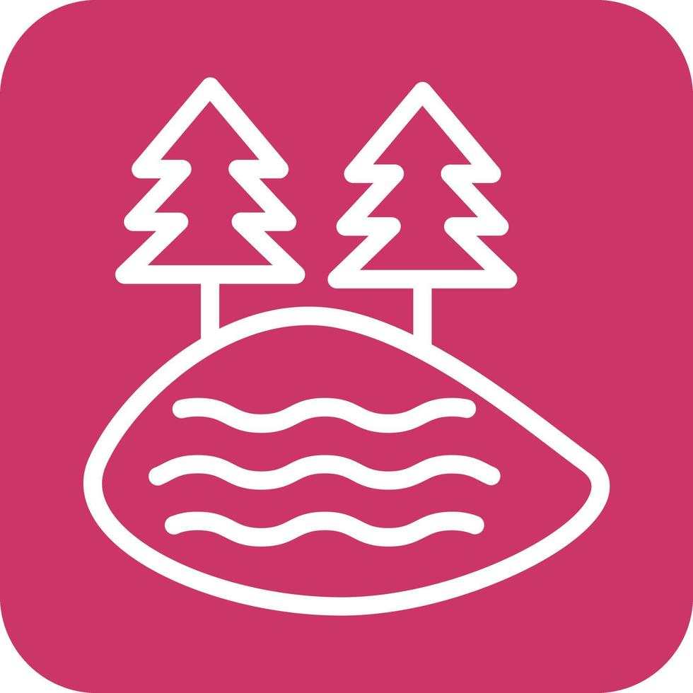 Lake Icon Vector Design