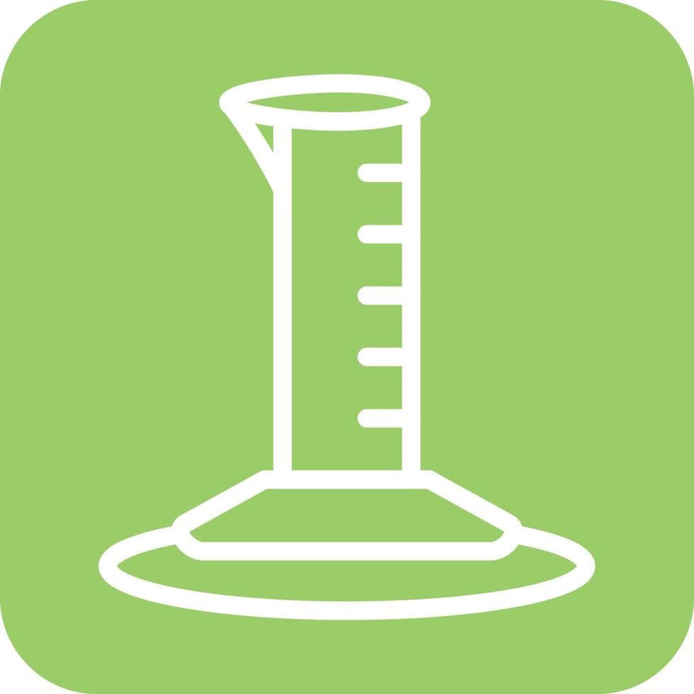 Graduated Cylinder Icon Vector Design