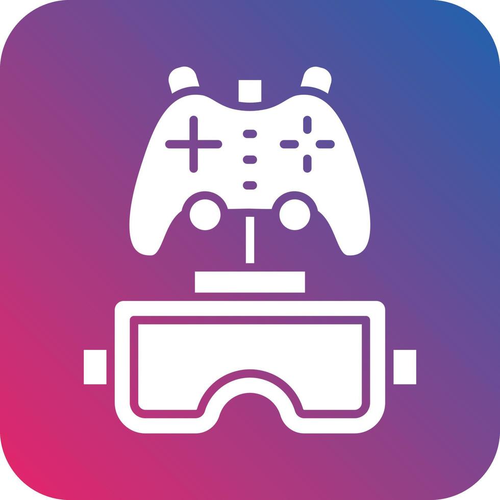Vr Gaming Icon Vector Design