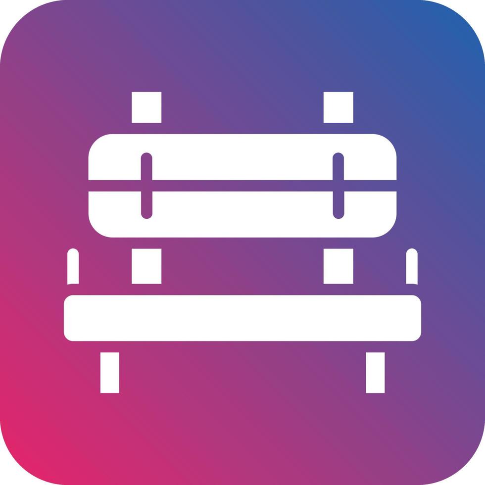 Bench Icon Vector Design