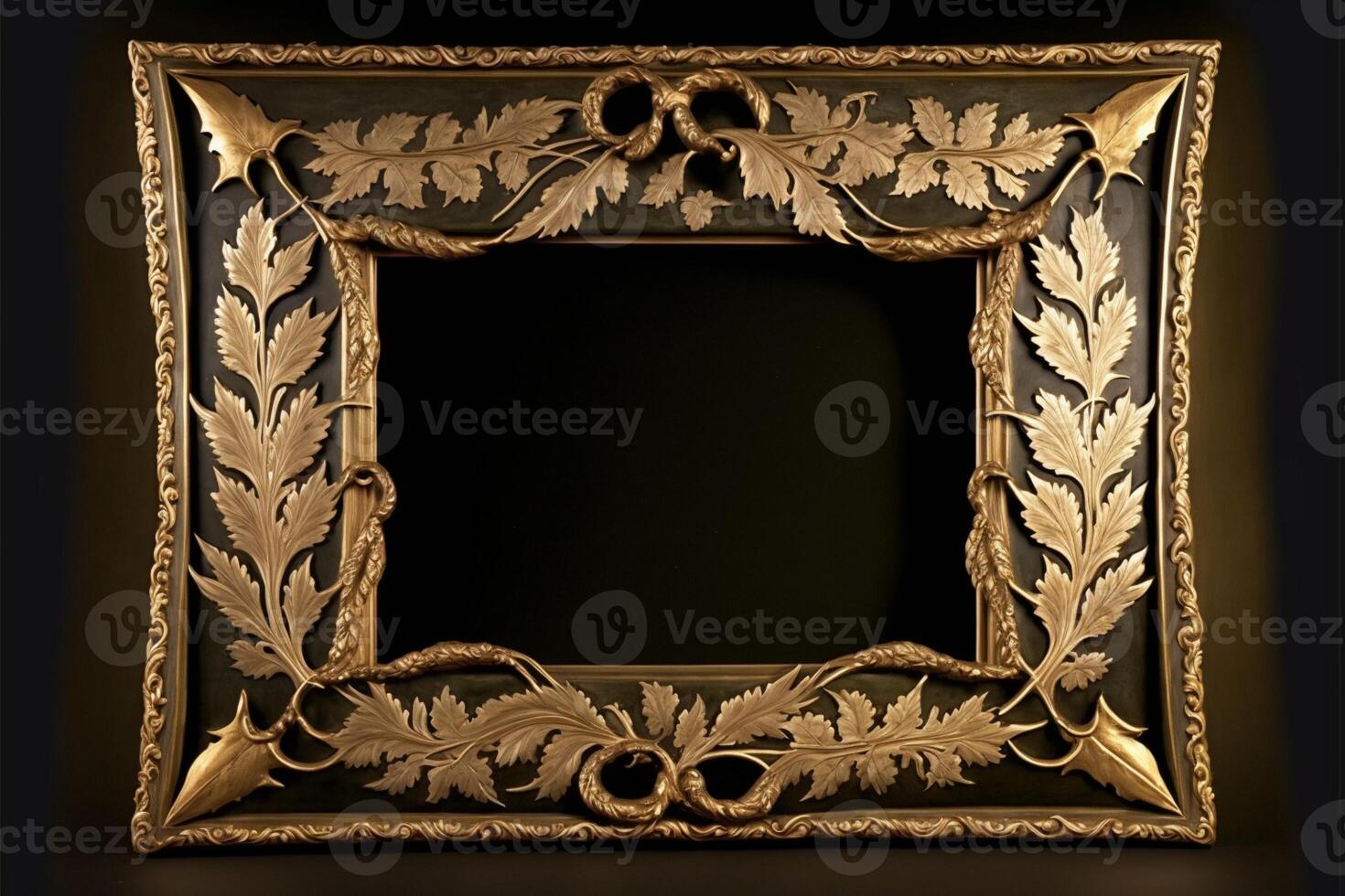 old masters floral frame. photo