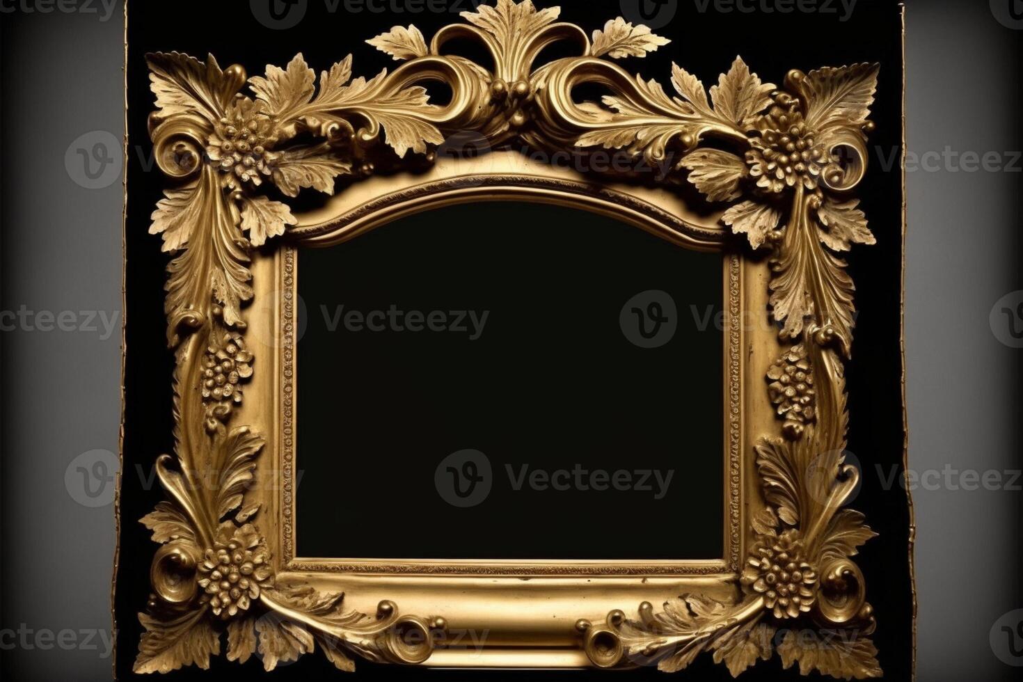 old masters floral frame. photo