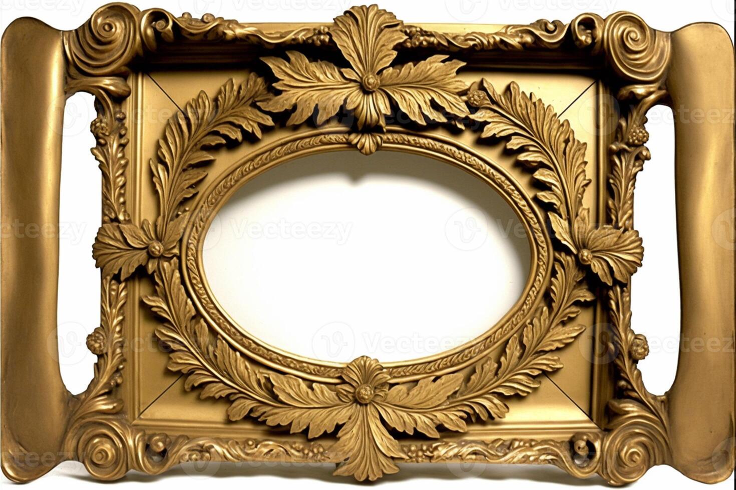 old masters floral frame. photo