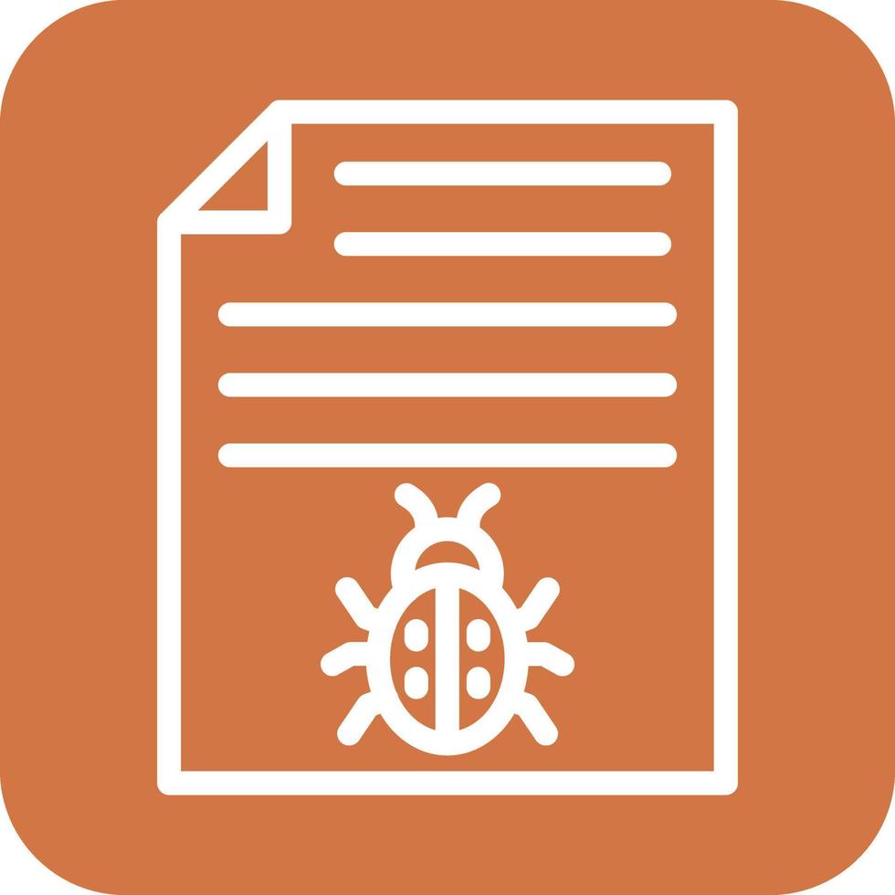 File Virus Icon Vector Design