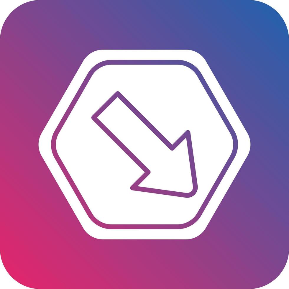 Keep Right Icon Vector Design