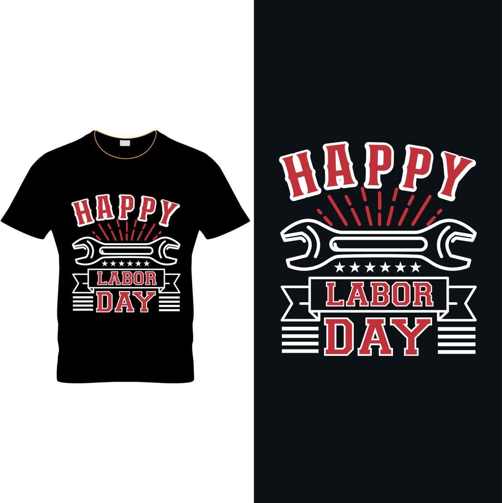 Labor day t shirt design vector