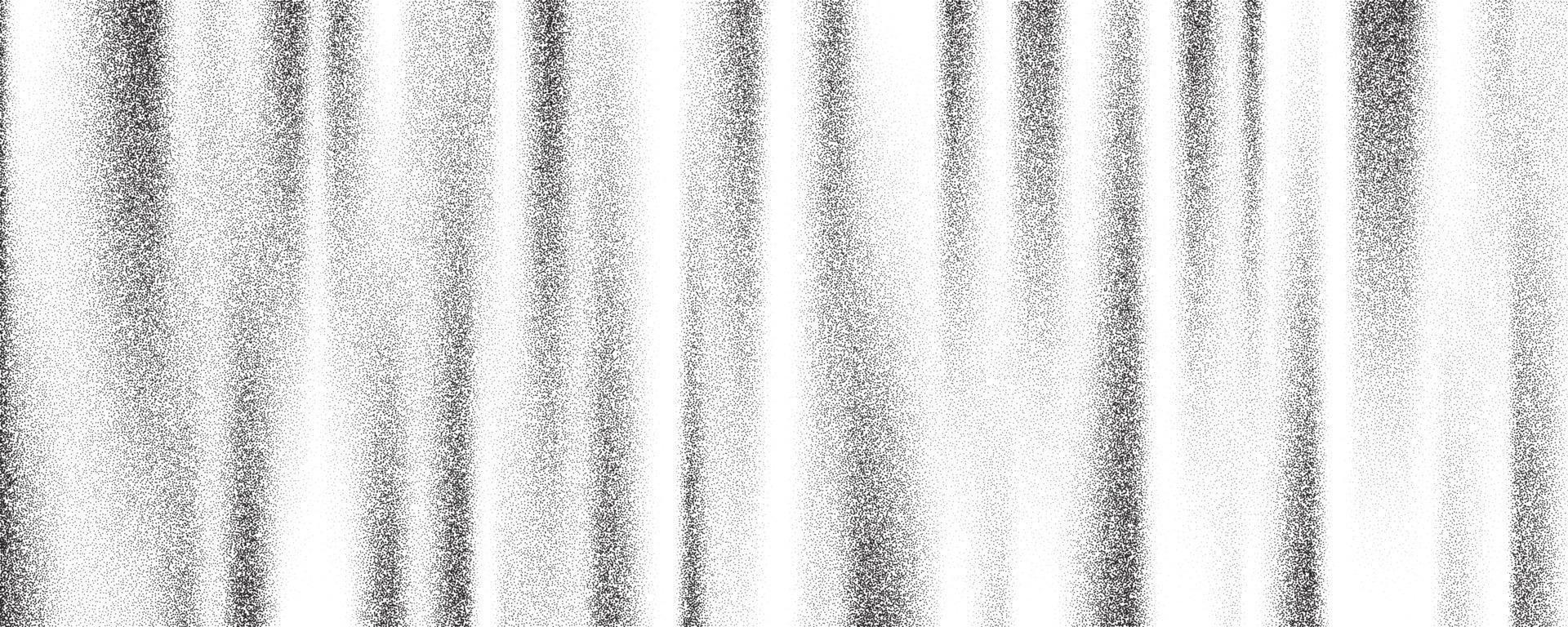 Noise lines pattern with gradient. Grainy stripes on white background. Stippled grunge spray with sand effect. Vector retro illustration.