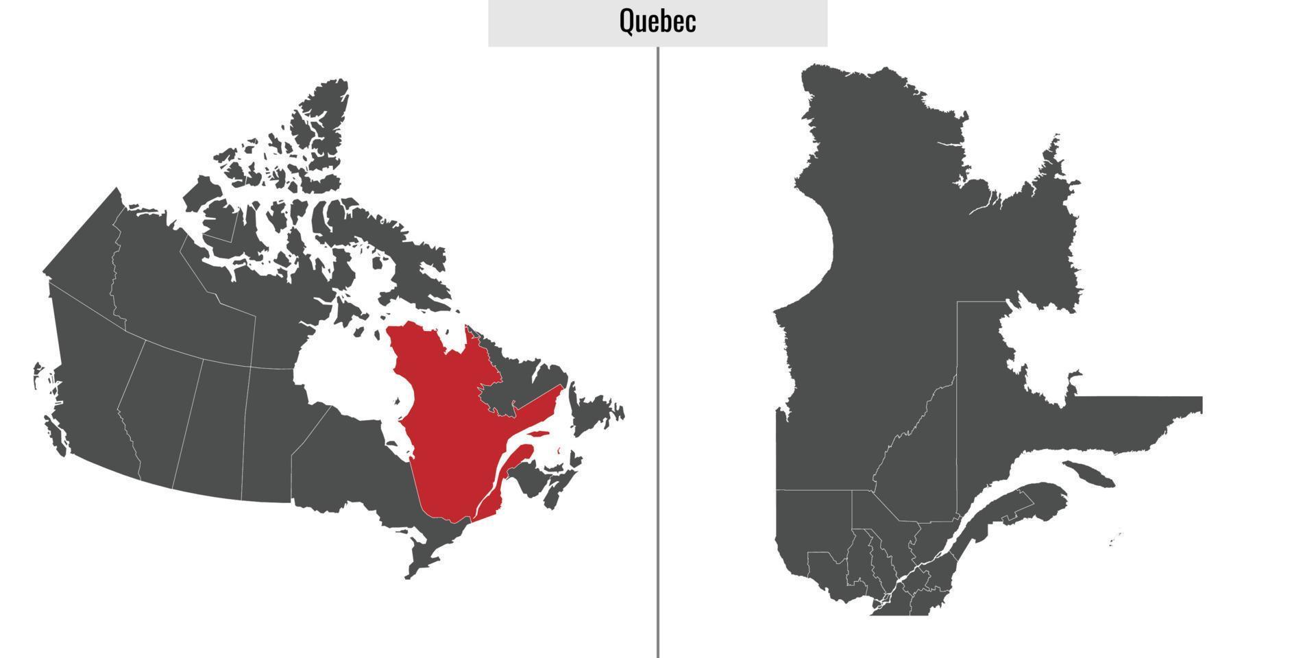 map province of Canada vector