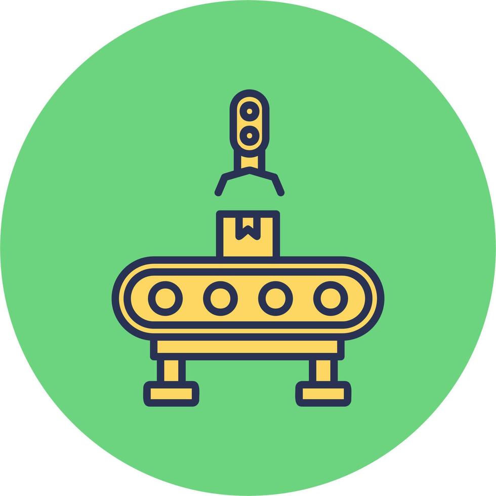 Factory Machine Vector Icon