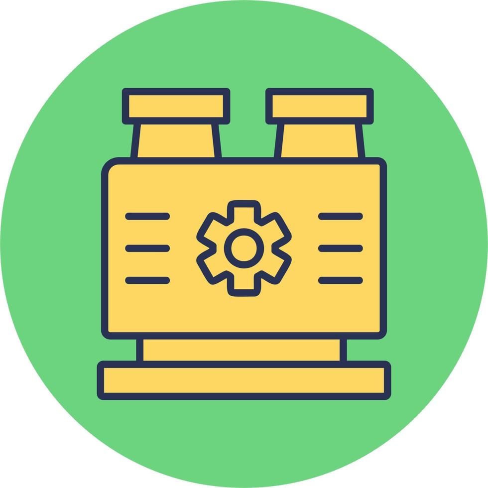 Factory Machine Vector Icon