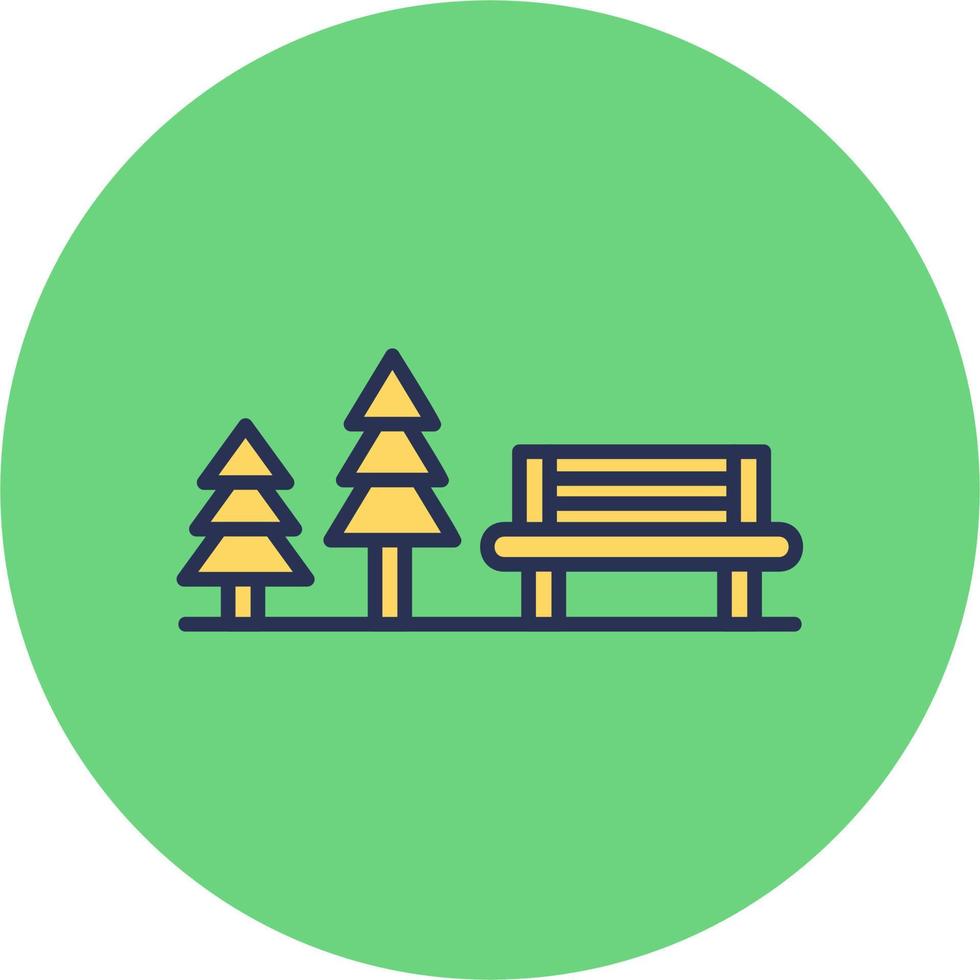 Rest Area Vector Icon