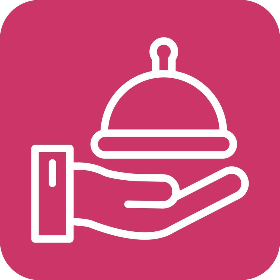 Room service Icon Vector Design