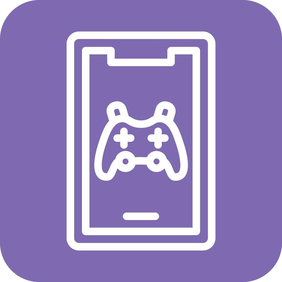 móvil juego de azar icono vector diseño