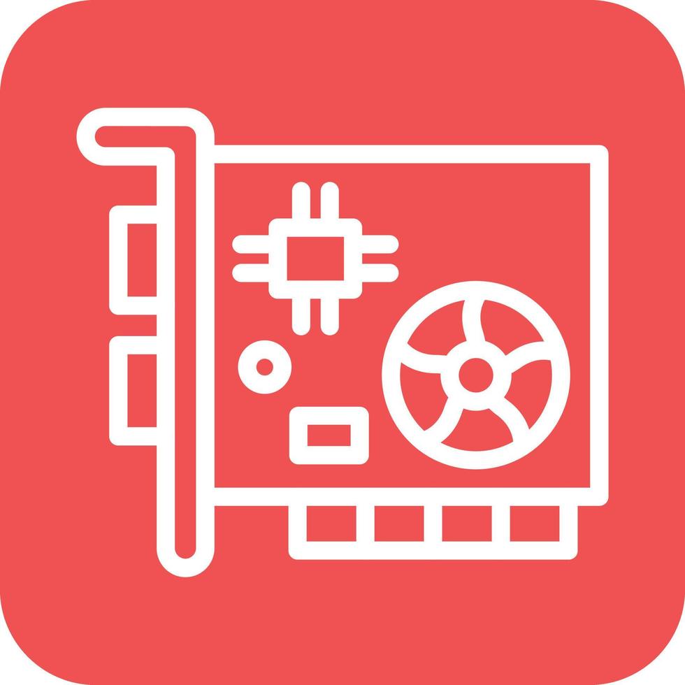 Graphics Card Icon Vector Design