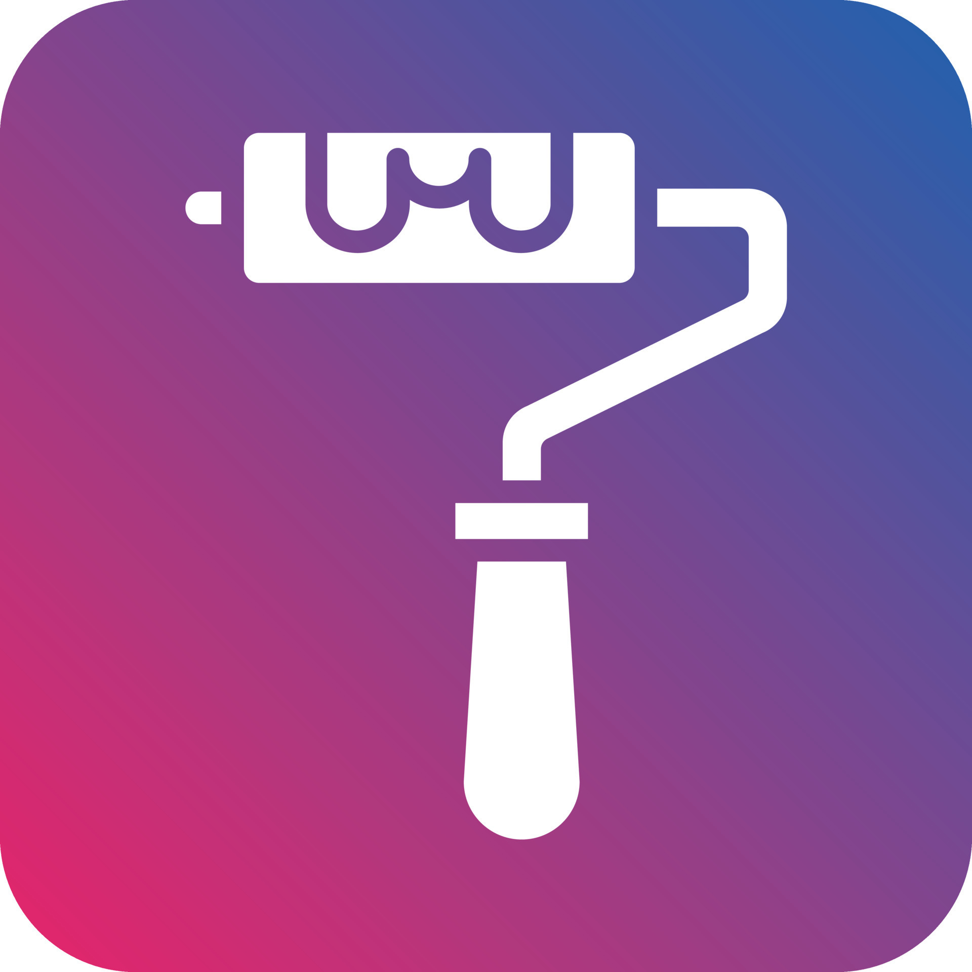 Paint Roller Icon Vector Design 22847636 Vector Art at Vecteezy