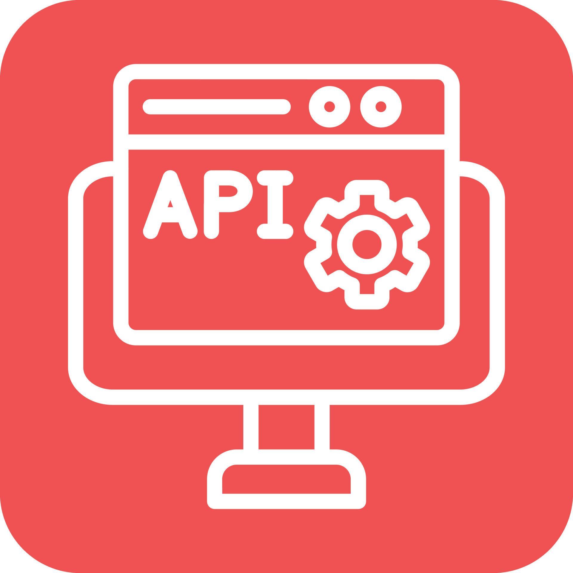 Web API Icon Vector Design 22847667 Vector Art at Vecteezy