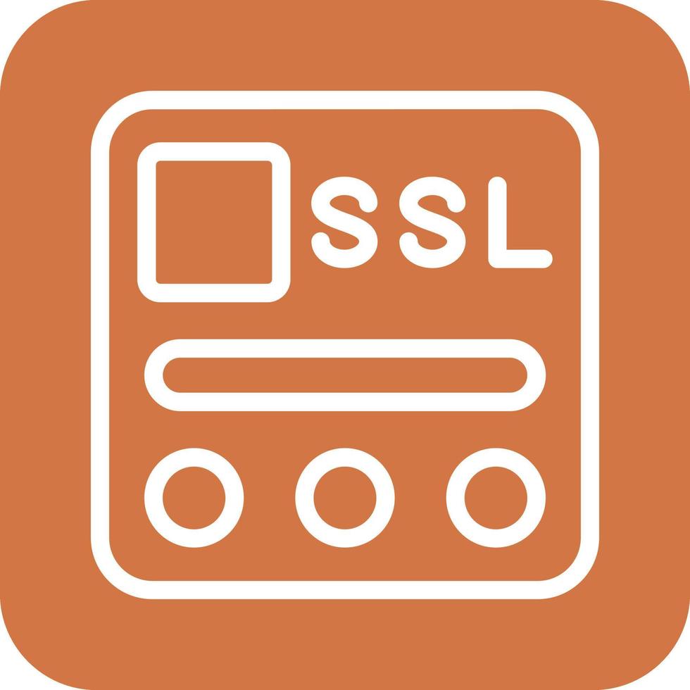 SSL File Icon Vector Design