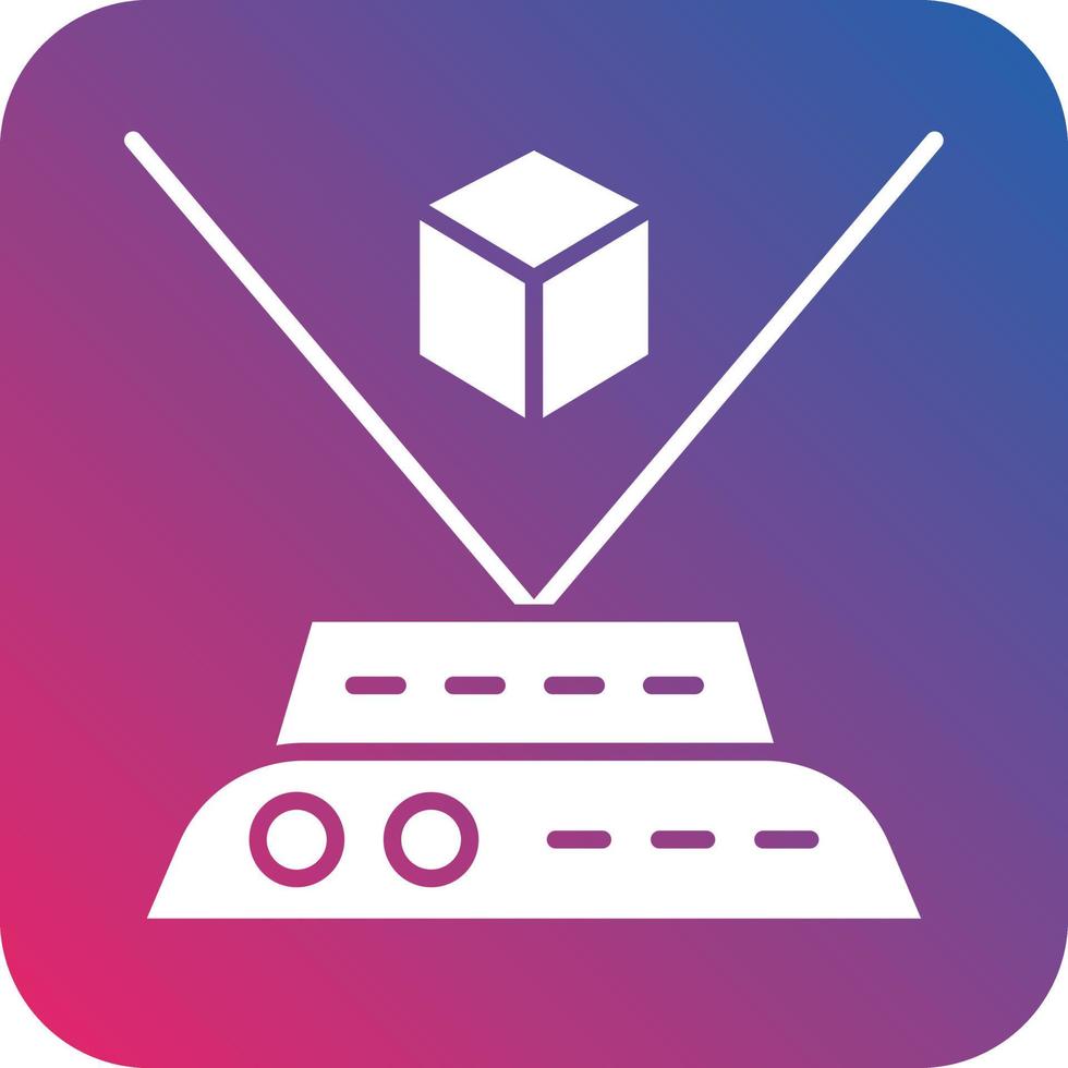 Holographic Icon Vector Design