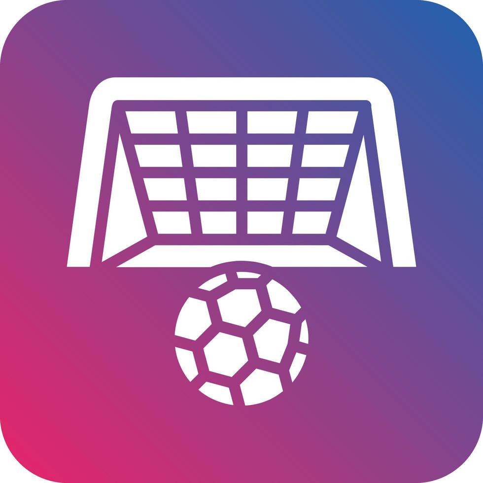 Football Goal Icon Vector Design