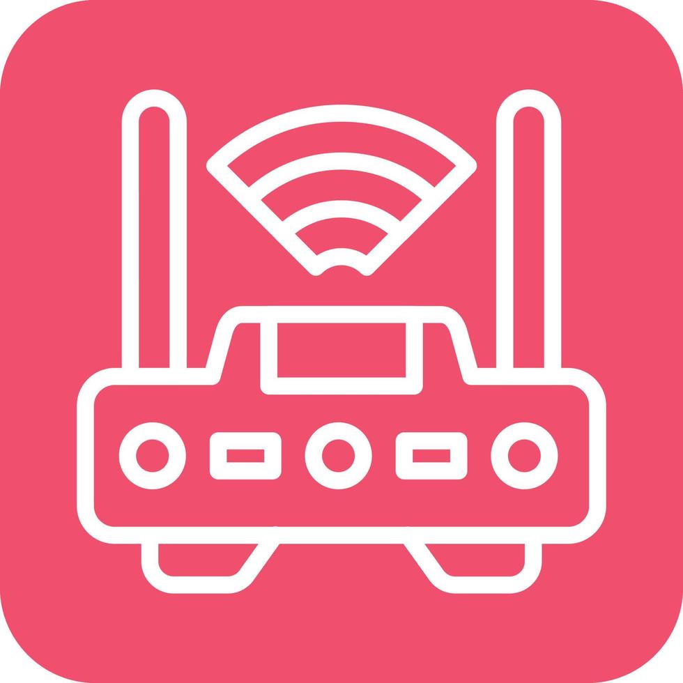 Wifi Router Icon Vector Design